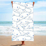 1pc Ultra-Soft Beach Towel - Super Absorbent, Quick-Drying, Lightweight, and Compact - Ideal for Beach, Swimming, Outdoor Camping, Travel, and Poolside Relaxation