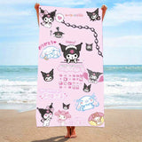 1pc Ultra-Soft Beach Towel - Super Absorbent, Quick-Drying, Lightweight, and Compact - Ideal for Beach, Swimming, Outdoor Camping, Travel, and Poolside Relaxation