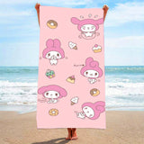 1pc Ultra-Soft Beach Towel - Super Absorbent, Quick-Drying, Lightweight, and Compact - Ideal for Beach, Swimming, Outdoor Camping, Travel, and Poolside Relaxation