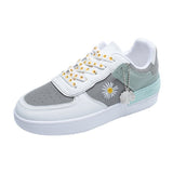 woloong Women's Daisy Board Fashionable Breathable Style Air Sneakers