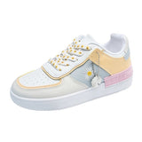 woloong Women's Daisy Board Fashionable Breathable Style Air Sneakers