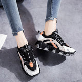 woloong Fashion Female Sports Height Increasing Street Sneakers