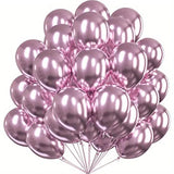 25pcs, 5-inch Chrome Metalic Balloons for Birthday, Wedding, Baby Shower, Anniversary Decor - 25 Balloons Pack