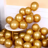 20pcs Metallic Chrome Latex Balloons, 25cm/10 Inch Round Helium Balloons For Wedding Graduation Anniversary Birthday Party Decorations Easter Gift Christmas, Halloween Gift