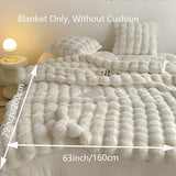 1pc Ultra-Soft Plush Blanket - Warm, Fluffy, and Cozy Throw Blanket for Couch, Sofa, Office, Bed, Camping, and Travel - Multi-Purpose Gift for All Seasons, Perfect for Snuggling Up and Relaxation