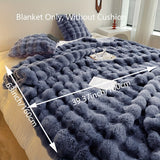 1pc Ultra-Soft Plush Blanket - Warm, Fluffy, and Cozy Throw Blanket for Couch, Sofa, Office, Bed, Camping, and Travel - Multi-Purpose Gift for All Seasons, Perfect for Snuggling Up and Relaxation