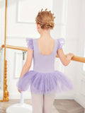 Elegant & Sparkling Girls’ Ballet Tutu Dress – Sequined Performance Wear with Rhinestone Detail, Stretchy and Versatile for Parties & Dance