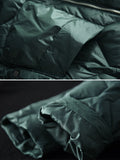woloong Original Solid Hooded Cotton-Padded Coat