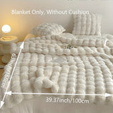 1pc Ultra-Soft Plush Blanket - Warm, Fluffy, and Cozy Throw Blanket for Couch, Sofa, Office, Bed, Camping, and Travel - Multi-Purpose Gift for All Seasons, Perfect for Snuggling Up and Relaxation