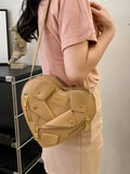 woloong Zipper Split-Joint Heart Shape Handbags Crossbody Bags Bags