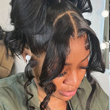 360 Full Lace Wig Human Hair Pre Plucked 360 Body Wave Hd Lace Frontal Wig Brazilian bob  Hair Wigs For Women 360 Lace Frontal Wigig