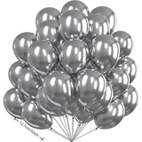 25pcs, 5-inch Chrome Metalic Balloons for Birthday, Wedding, Baby Shower, Anniversary Decor - 25 Balloons Pack