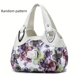 Chic Floral Tote Bag for Everyday Elegance - Spacious, Durable, Versatile Shoulder & Hobo Design for Women