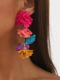 woloong Flower Shape Earrings Accessories Drop Earrings
