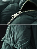 woloong Original Solid Hooded Cotton-Padded Coat