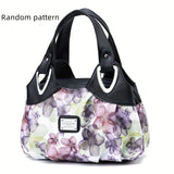 Chic Floral Tote Bag for Everyday Elegance - Spacious, Durable, Versatile Shoulder & Hobo Design for Women