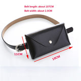 woloong Waist Bag Ladies Fashion Genuine Leather Women Waist Belt Bags Waterproof Chest Belly Pouch Woman Fanny Pack Luxury Coin Purse