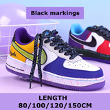 woloong   Flat Shoelaces Rainbow Colour Shoe Laces Casual Canvas Shoes Colorful Shoelace Print Gradient Suitable for All Unisex 1 Pair