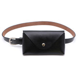 woloong Waist Bag Ladies Fashion Genuine Leather Women Waist Belt Bags Waterproof Chest Belly Pouch Woman Fanny Pack Luxury Coin Purse