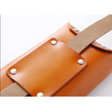 woloong Waist Bag Ladies Fashion Genuine Leather Women Waist Belt Bags Waterproof Chest Belly Pouch Woman Fanny Pack Luxury Coin Purse