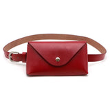 woloong Waist Bag Ladies Fashion Genuine Leather Women Waist Belt Bags Waterproof Chest Belly Pouch Woman Fanny Pack Luxury Coin Purse