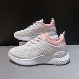woloong Women's Spring Korean Sports Breathable Daily Dance Sneakers