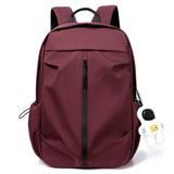 Backpack Casual Fashion Brand Street Simplicity Backpack Oxford Cloth Water Repellent Men's and Women's Schoolbags Middle School Students