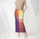 2025 basic hot-selling skirt women's clothing high-end elastic waist loose one step fashionable versatile hip skirt