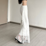 2025 style  spring new women's clothing high-end irregular hem slim and thin banquet skirt