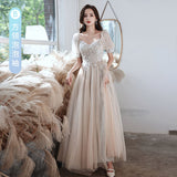 Bridesmaid Dress  New Wedding Sisters Bridesmaid Dress Skinny Long Dress Usually Wear Dresses