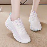 woloong Korean Style All-match Female Breathable Flyknit Sneakers