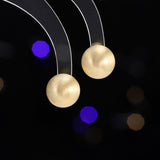 2025 smooth ball matte brushed stud earrings s925 silver needle temperament retro high-end design simple earrings women