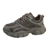 woloong Women's Style Clunky Spring Running Height Increasing Sneakers