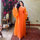2025 new  Popular trade women's clothing independent station swinging sexy long dress shawl two-piece banquet evening dress