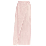 Folds spring new basic suit Korean version temperament versatile long-sleeved top skirt suit women