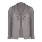 Comfortable women's clothing spring new long-sleeved shirt non-ironing pleated shirt design sense niche top jacket women