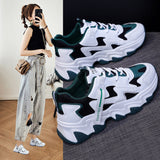 woloong Women's Limited Sizes Special Offer Korean Platform Sneakers