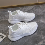 woloong Women's Spring Korean Sports Breathable Daily Dance Sneakers