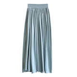 2025  welfare payment, non-refundable and non-exchangeable retro simple temperament skirt loose high-end versatile long dress 3218