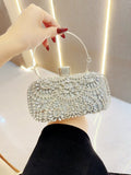 WOLOONG 2025 new 2025 dinner bags, niche design, small hand bags, messenger evening bags, rhinestone hand shoulder women's bags