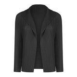 Comfortable women's clothing spring new long-sleeved shirt non-ironing pleated shirt design sense niche top jacket women