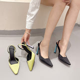 WOLOONG Women's For All-matching Graceful Fashion Pointed Stiletto Heels