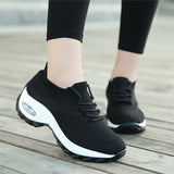 woloong Leisure Rocking Large Size High Elastic Sneakers