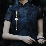 2025 New Guochao Ping An Buckle Tassel Cheongsam Press Flap Pendant Brooch Female Corsage Chinese Style Horse Dress Hanfu Accessories
