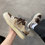 woloong Women's & Men's Fashionable Niche Design And Couple Retro Sneakers