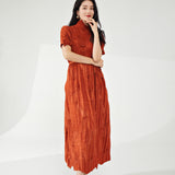 2025 Women's high-end summer dress, hot Popular trade clothes, loose lace-up a-word skirt, thin temperament skirt