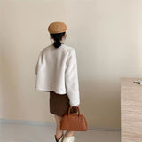 2025 friendly mink solid color collarless pocket high-end imitation fur imitation mink coat ferret coat warm autumn and winter