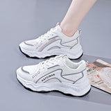 woloong Comfortable Women's Korean Style Clunky Female Sneakers