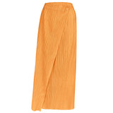 Folds spring new basic suit Korean version temperament versatile long-sleeved top skirt suit women