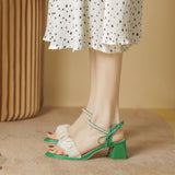 woloong Women's Fairy Style Bow Pleated Pearl Buckle Heels